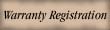 Warranty Registration